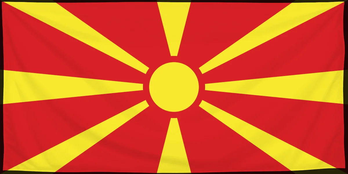 Флаг: Северная Македония